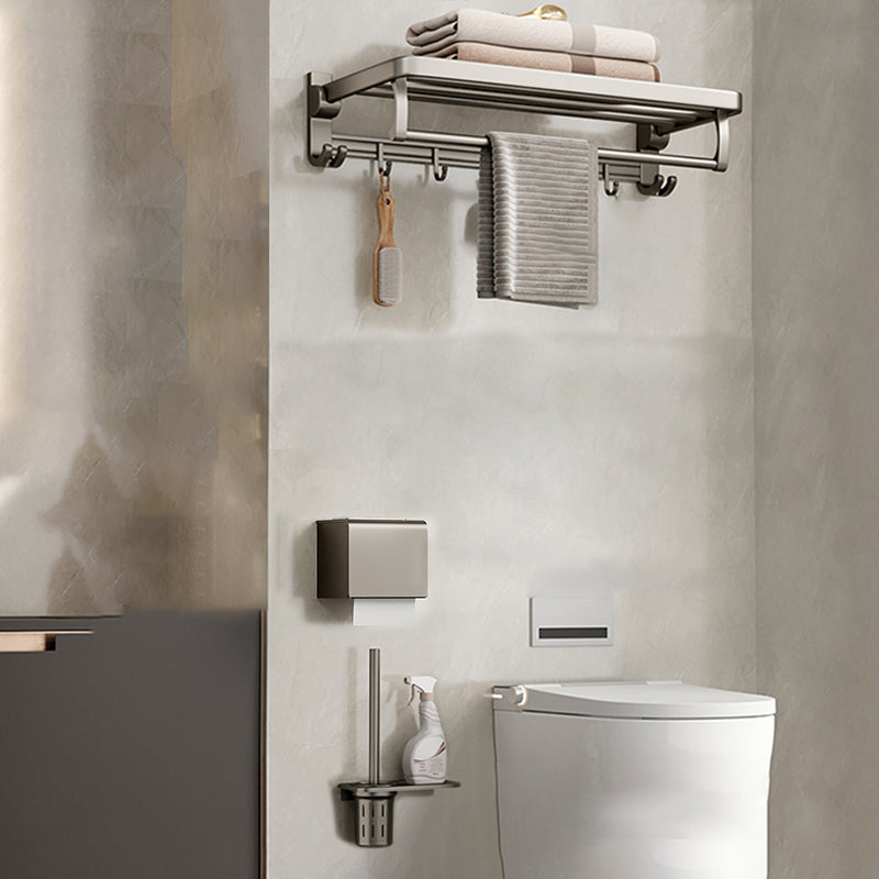 Kalsten | Modern Stainless Steel Bathroom Shelf Bathroom Accessories Set Towel Holder Bathroom Set