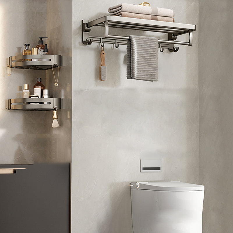Kalsten | Modern Stainless Steel Bathroom Shelf Bathroom Accessories Set Towel Holder Bathroom Set