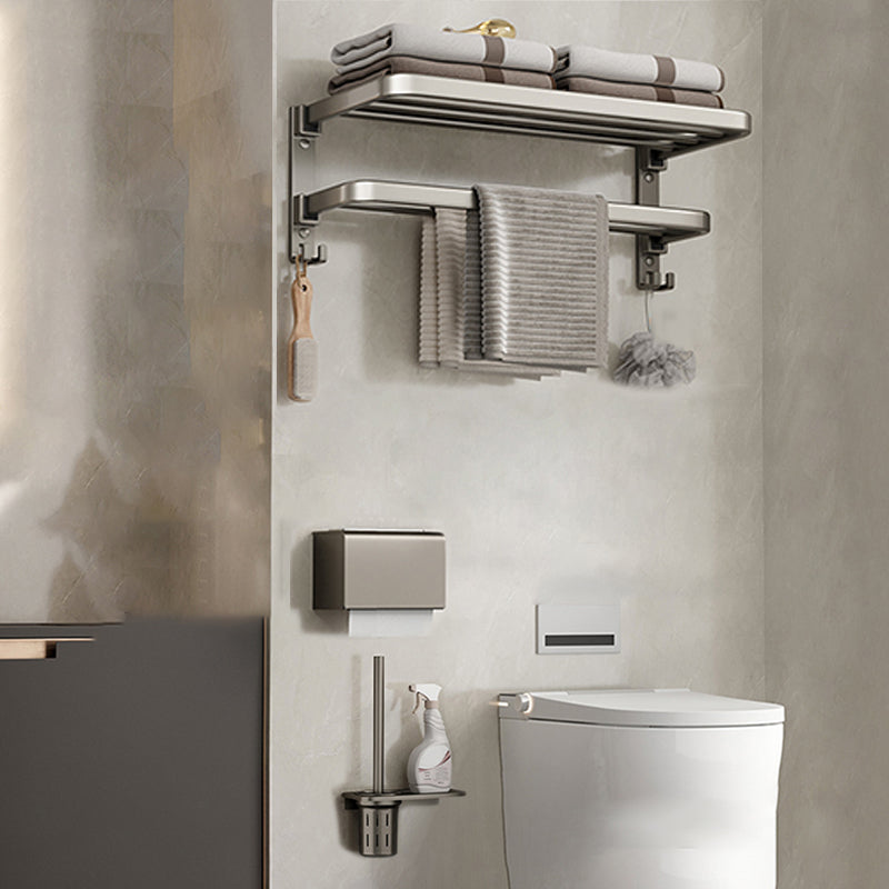Kalsten | Modern Stainless Steel Bathroom Shelf Bathroom Accessories Set Towel Holder Bathroom Set