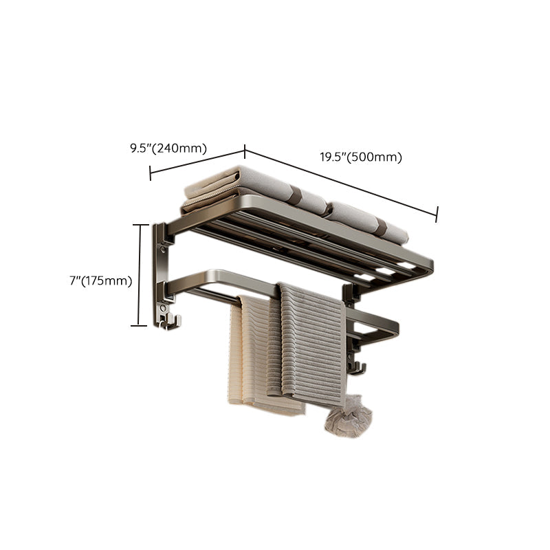Kalsten | Modern Stainless Steel Bathroom Shelf Bathroom Accessories Set Towel Holder Bathroom Set