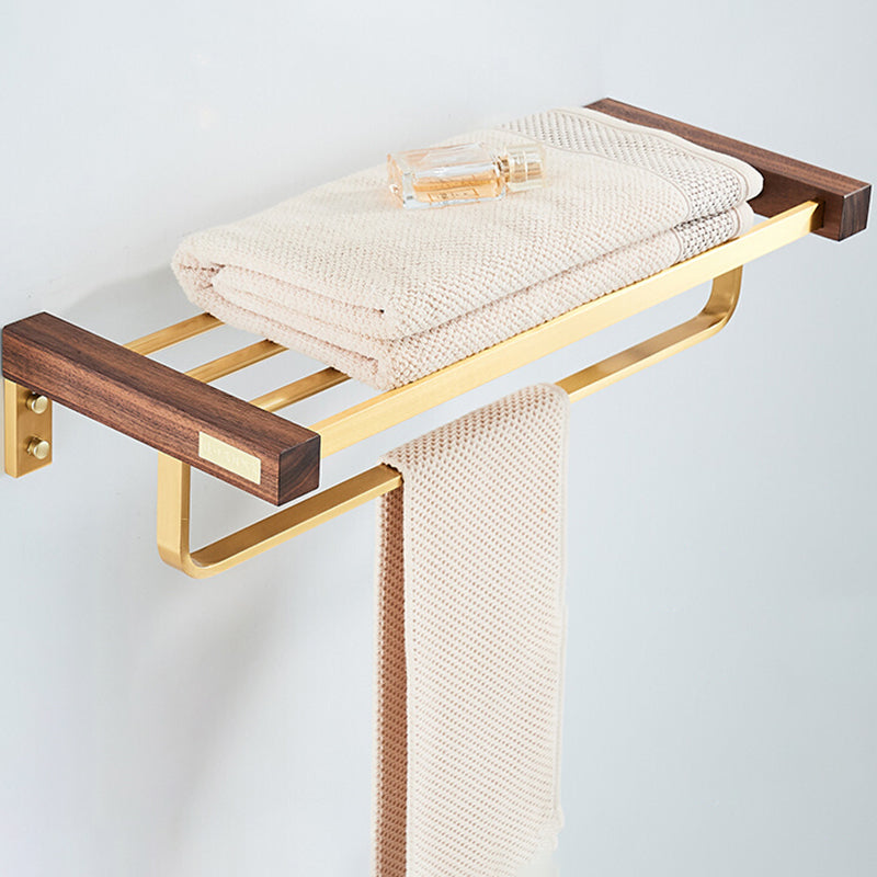 Kalsten | Modern Gold Bathroom Accessory Set Bathroom Shelf Paper Holder Bathroom Accessory Set