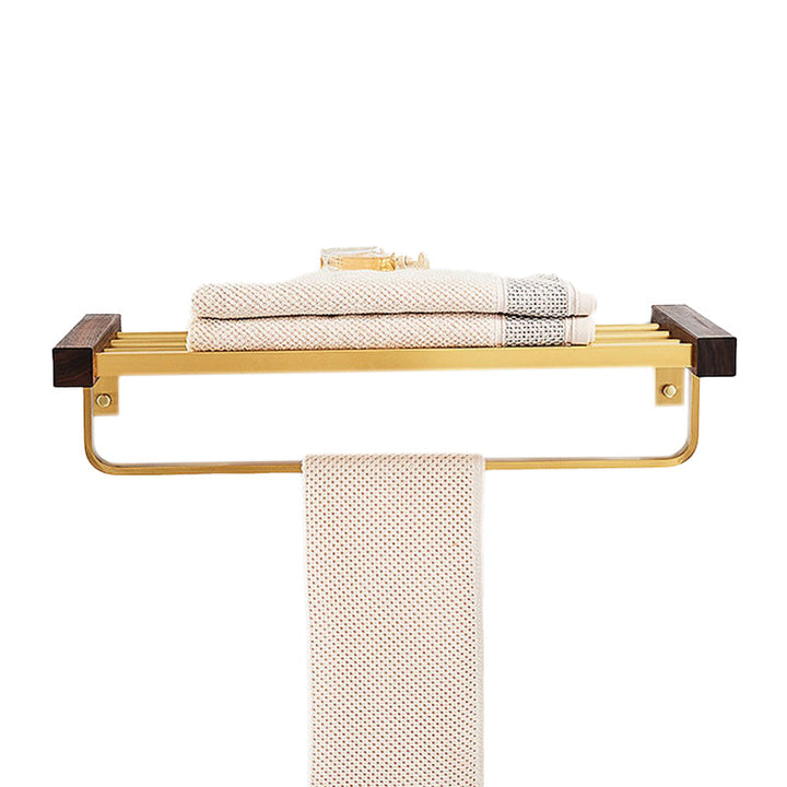 Kalsten | Modern Gold Bathroom Accessory Set Bathroom Shelf Paper Holder Bathroom Accessory Set