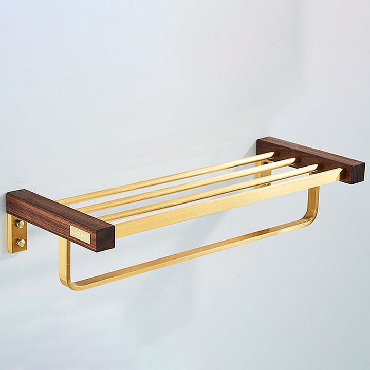 Kalsten | Modern Gold Bathroom Accessory Set Bathroom Shelf Paper Holder Bathroom Accessory Set
