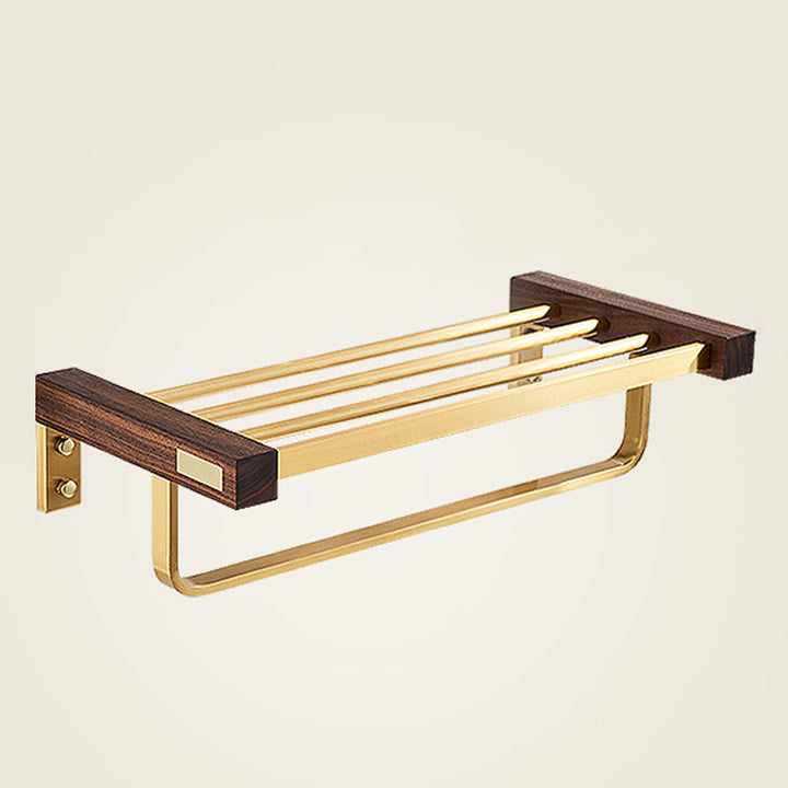 Kalsten | Modern Gold Bathroom Accessory Set Bathroom Shelf Paper Holder Bathroom Accessory Set