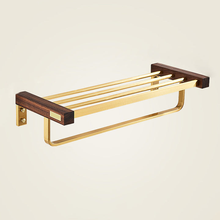Kalsten | Modern Gold Bathroom Accessory Set Bathroom Shelf Paper Holder Bathroom Accessory Set