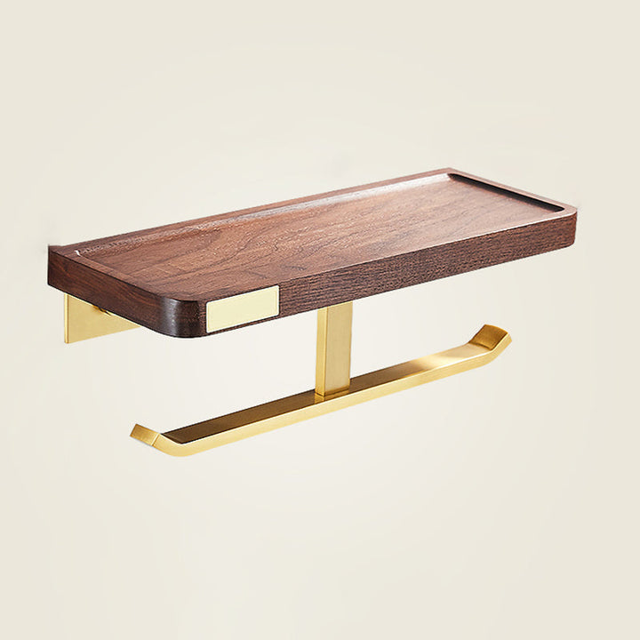 Kalsten | Modern Gold Bathroom Accessory Set Bathroom Shelf Paper Holder Bathroom Accessory Set