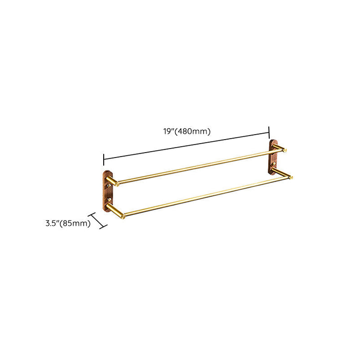 Kalsten | Modern Gold Bathroom Accessory Set Bathroom Shelf Paper Holder Bathroom Accessory Set