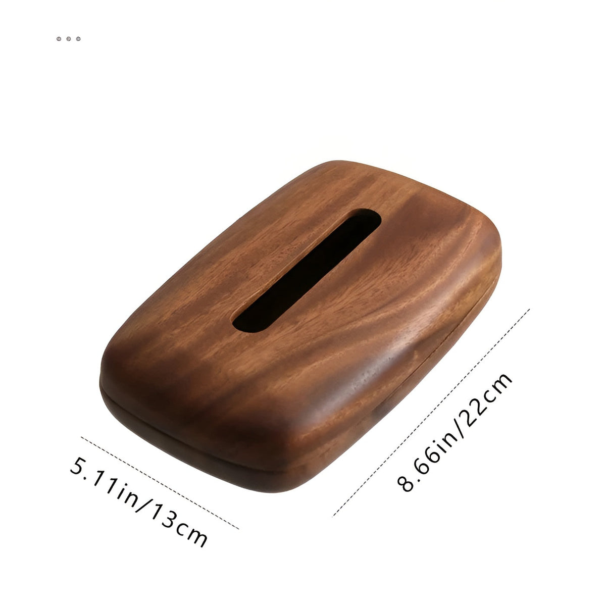 Walnut Wood Tissue Box – Elegant and functional | Stylish Home Accessory | Karnz