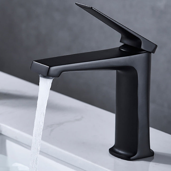Kalsten | Modern centerset bathroom faucet Solid color copper faucet for the bathroom