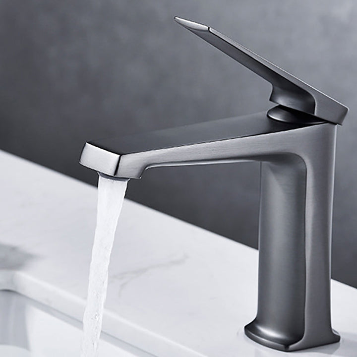 Kalsten | Modern centerset bathroom faucet Solid color copper faucet for the bathroom