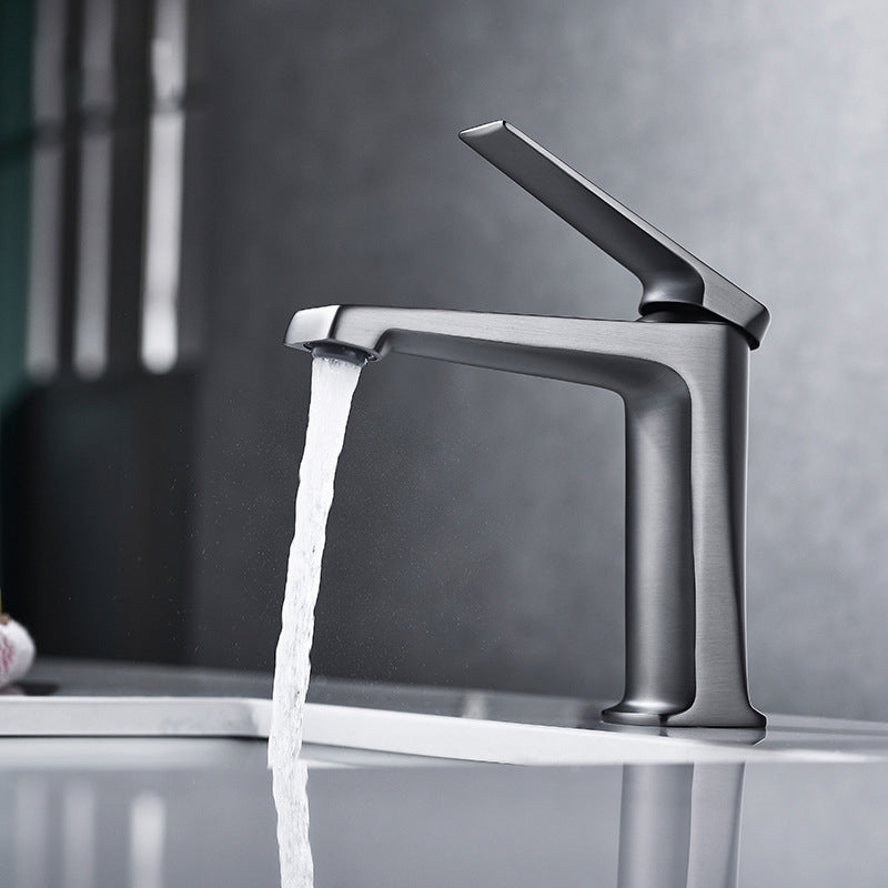 Kalsten | Modern centerset bathroom faucet Solid color copper faucet for the bathroom