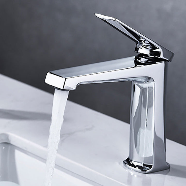Kalsten | Modern centerset bathroom faucet Solid color copper faucet for the bathroom