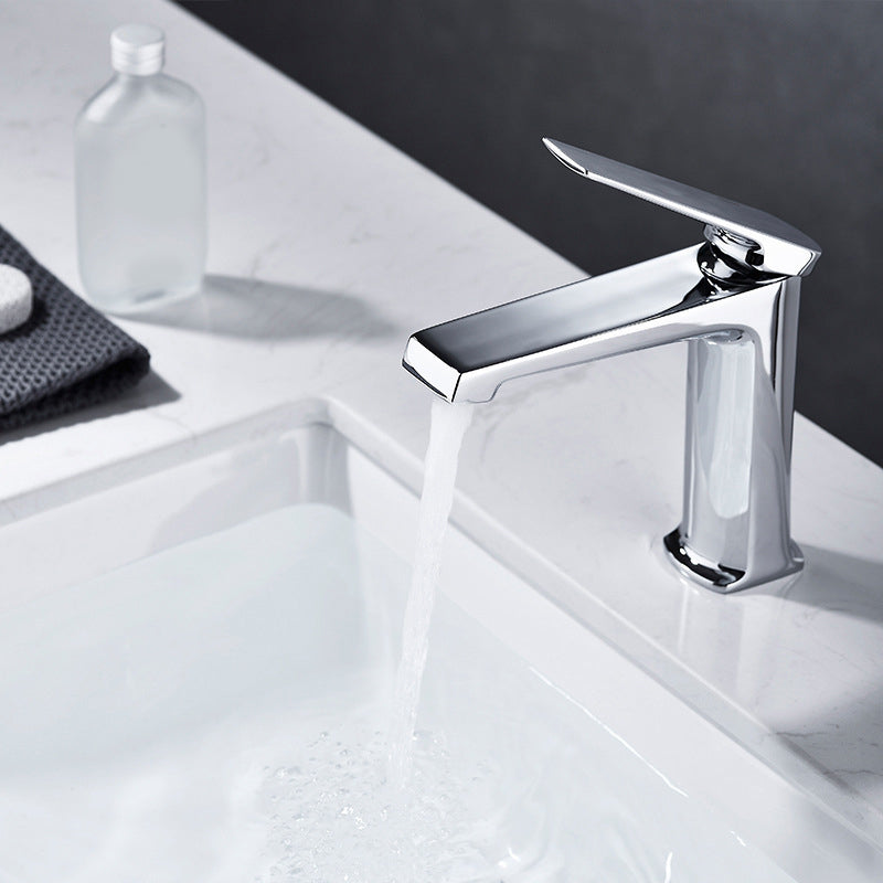 Kalsten | Modern centerset bathroom faucet Solid color copper faucet for the bathroom