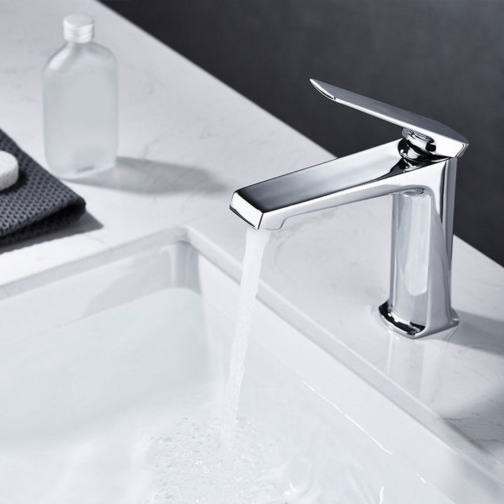 Kalsten | Modern centerset bathroom faucet Solid color copper faucet for the bathroom