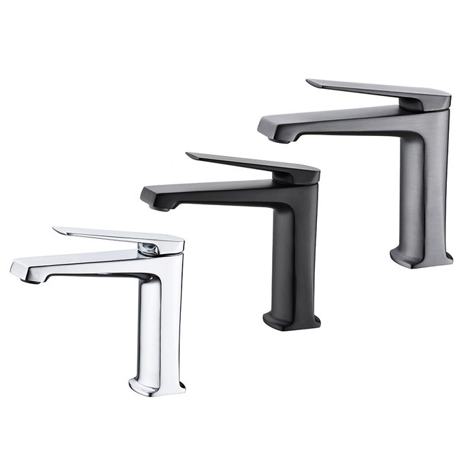 Kalsten | Modern centerset bathroom faucet Solid color copper faucet for the bathroom