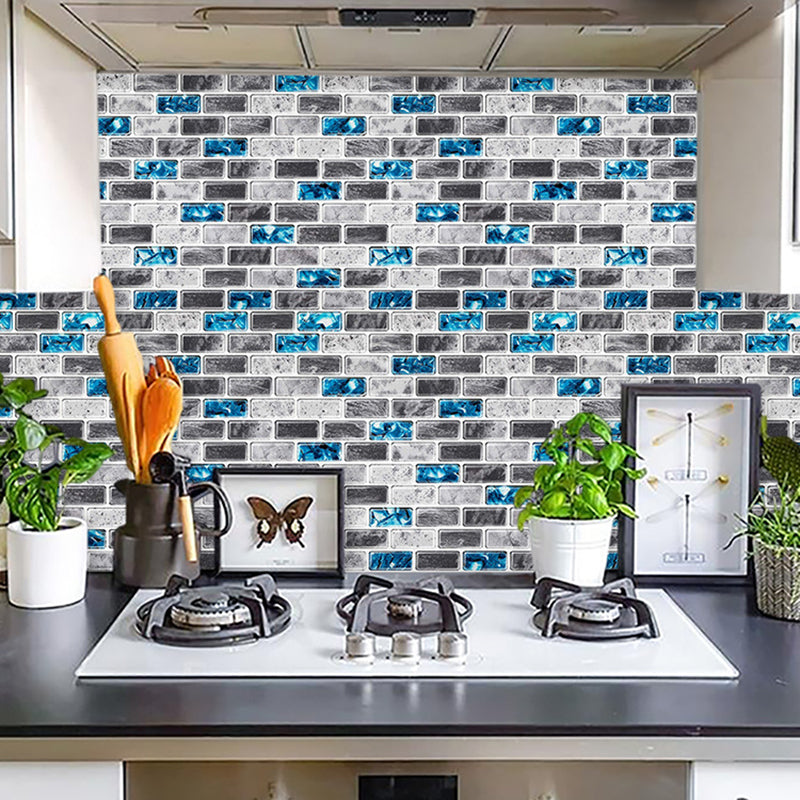 BowLift | Peel and Stick Wall Tile Water Repellent Rectangle PVC Peel & Stick Subway Tile