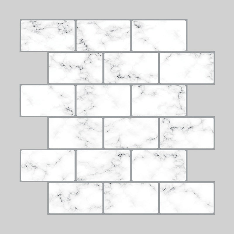 BowLift | Peel and Stick Wall Tile Water Repellent Rectangle PVC Peel & Stick Subway Tile