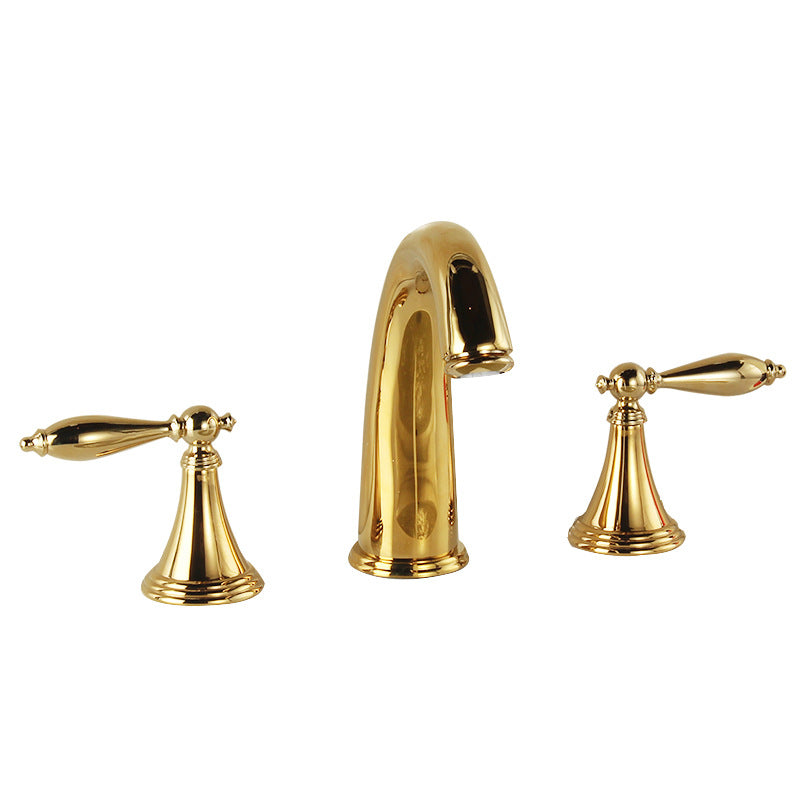 Kalsten | Modern widespread sink faucet Simple bathroom double handle faucet with lever handle