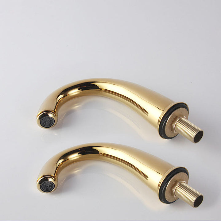 Kalsten | Modern widespread sink faucet Simple bathroom double handle faucet with lever handle