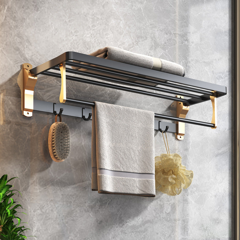 Kalsten | Black & Brass Bathroom Set Modern Style Bathroom Accessories As Individual Piece Or As Set