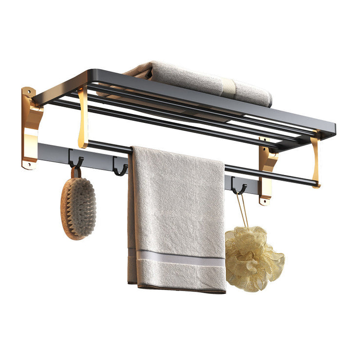 Kalsten | Black & Brass Bathroom Set Modern Style Bathroom Accessories As Individual Piece Or As Set