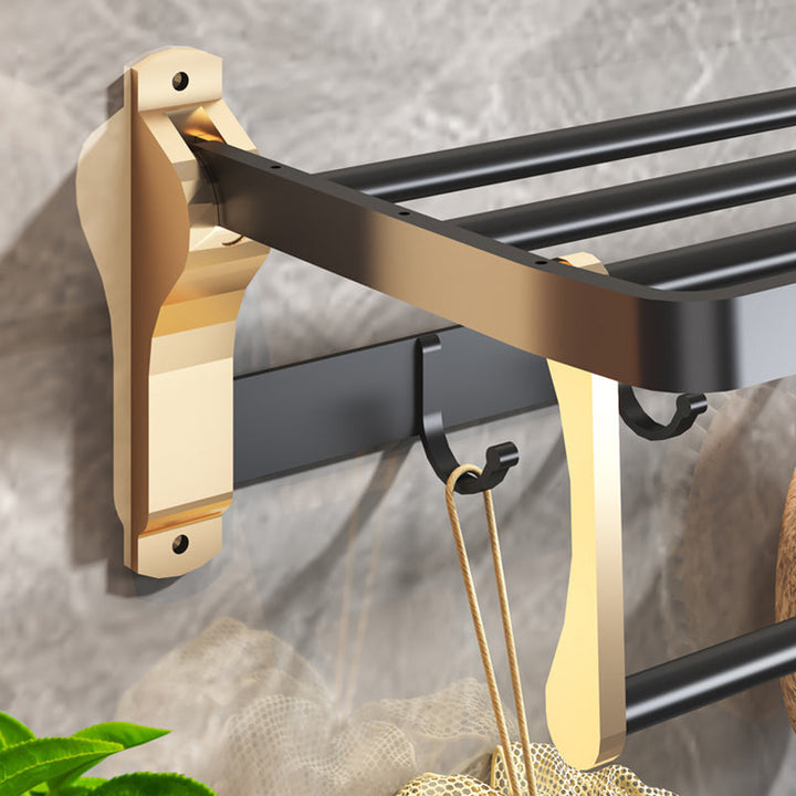 Kalsten | Black & Brass Bathroom Set Modern Style Bathroom Accessories As Individual Piece Or As Set