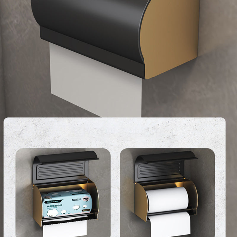 Kalsten | Black & Brass Bathroom Set Modern Style Bathroom Accessories As Individual Piece Or As Set