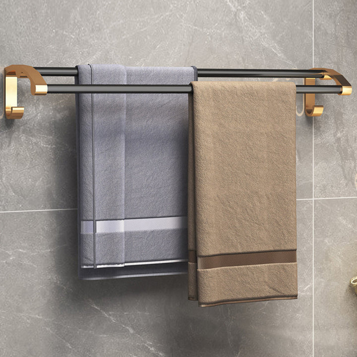 Kalsten | Black & Brass Bathroom Set Modern Style Bathroom Accessories As Individual Piece Or As Set
