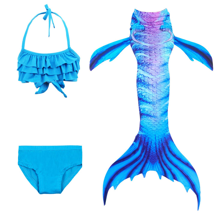Kalsten | Girls Mermaid Tail Kids Swimsuit Bikini Set