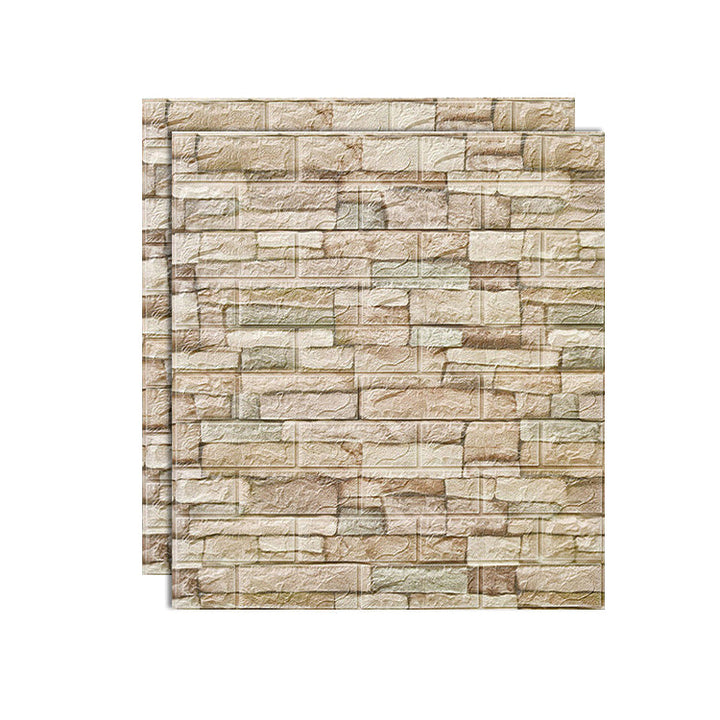 Kalsten | PVC Wall Cladding Smooth Wall Interior 3D Living Room Panels Set of 2