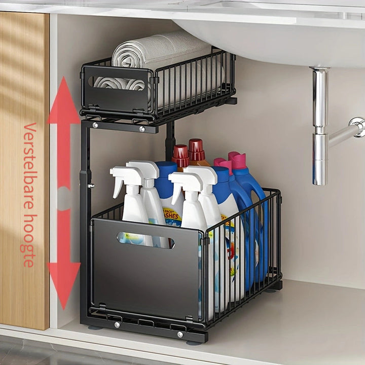 Pull-out Under-Cabinet Organizer 2 Levels | Kalsten