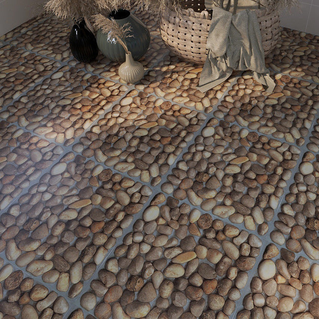 Kalsten | Peel and Stick PVC Flooring Matt Vinyl Flooring with Stone Look