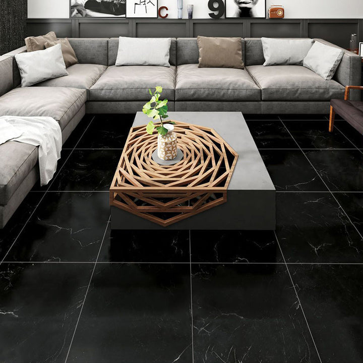 Kalsten | Peel and Stick Vinyl Floor Low Gloss Vinyl Floor with Marble Look