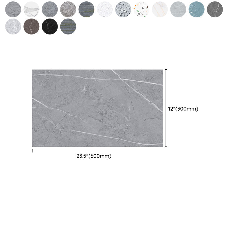 Kalsten | Peel and Stick Vinyl Floor Low Gloss Vinyl Floor with Marble Look