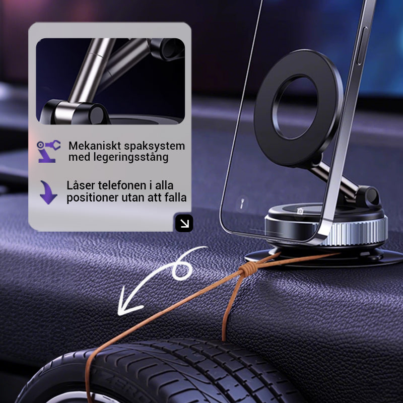 LumaTrust Magnetic Car Phone Holder with Vacuum Suction Power | Kalsten
