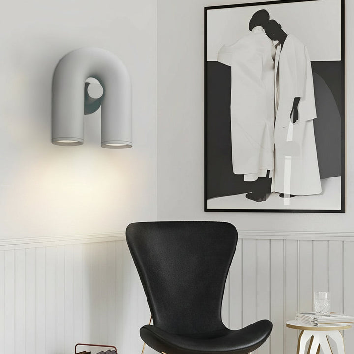 Rotatable U-Shaped Wall Sconce - Nordic Adjustable LED Light (90° Rotation) | Kalsten