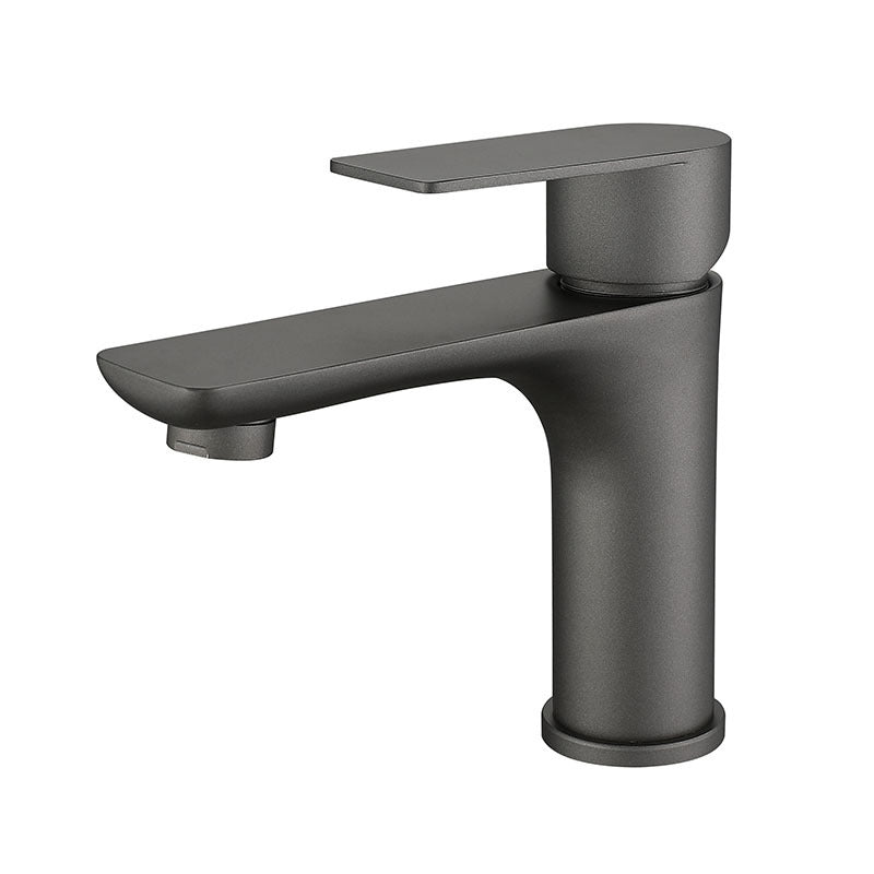 Modern Copper Single-Handle Low Arc Vessel Faucet for Home