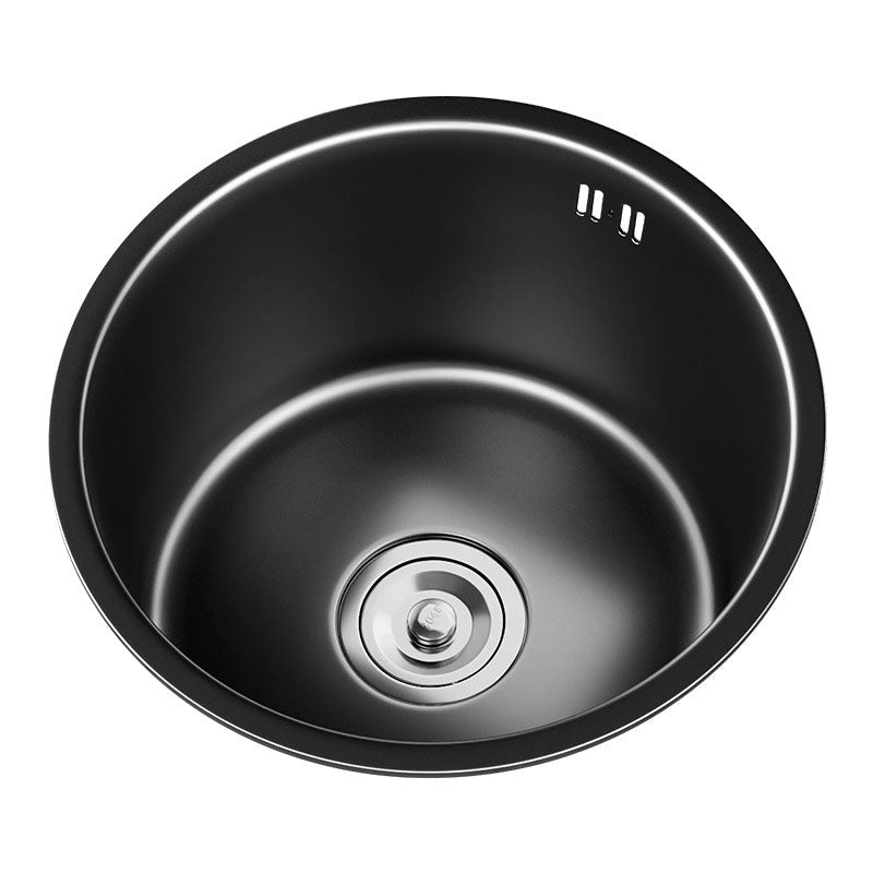 Kalsten | Contemporary Style Round Kitchen Sink Stainless Steel Kitchen Sink