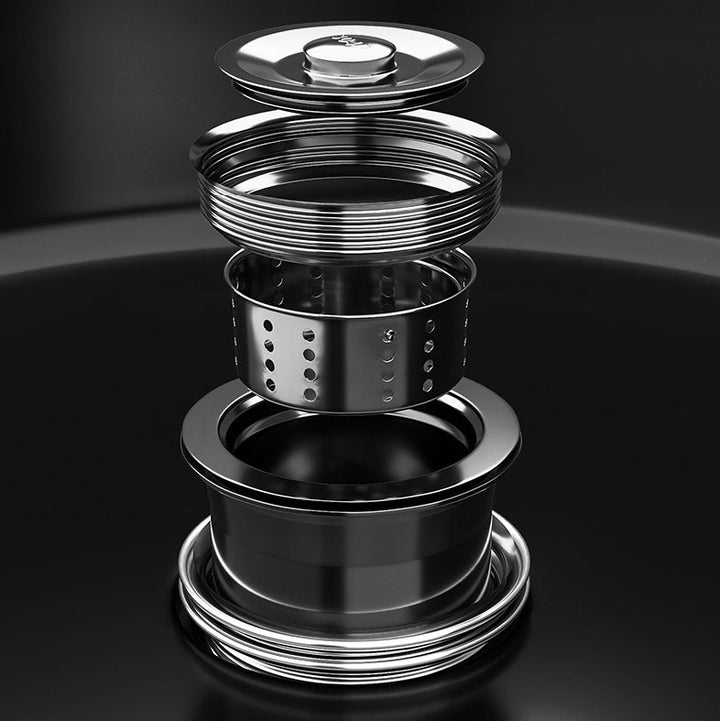 Kalsten | Contemporary Style Round Kitchen Sink Stainless Steel Kitchen Sink