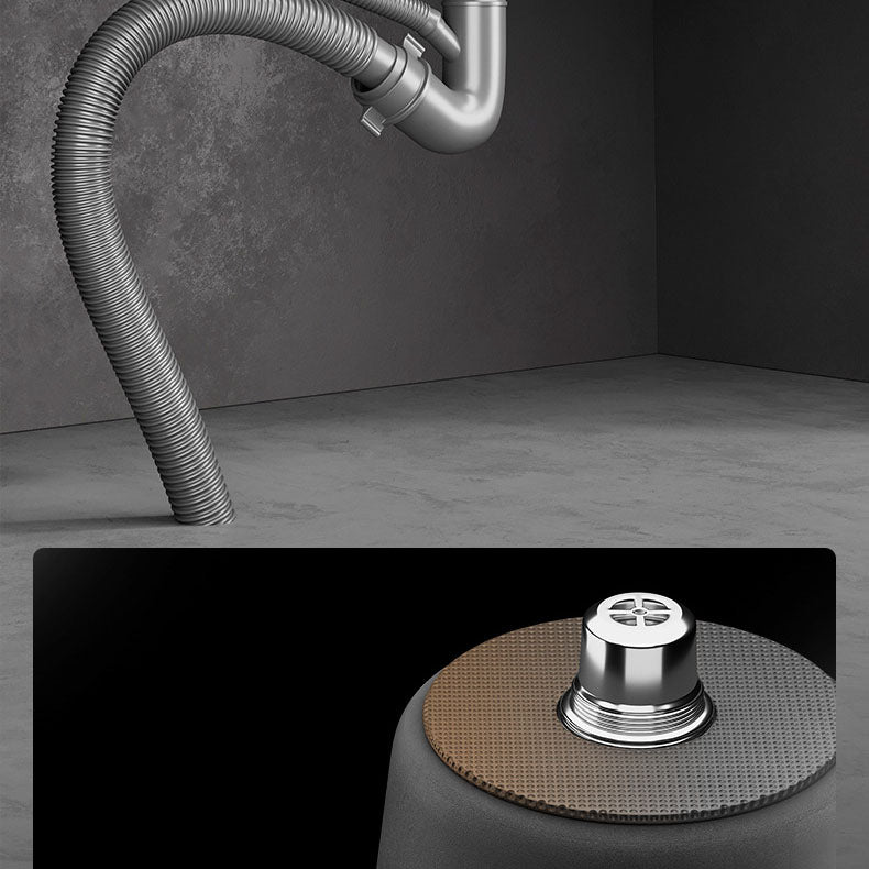 Kalsten | Contemporary Style Round Kitchen Sink Stainless Steel Kitchen Sink