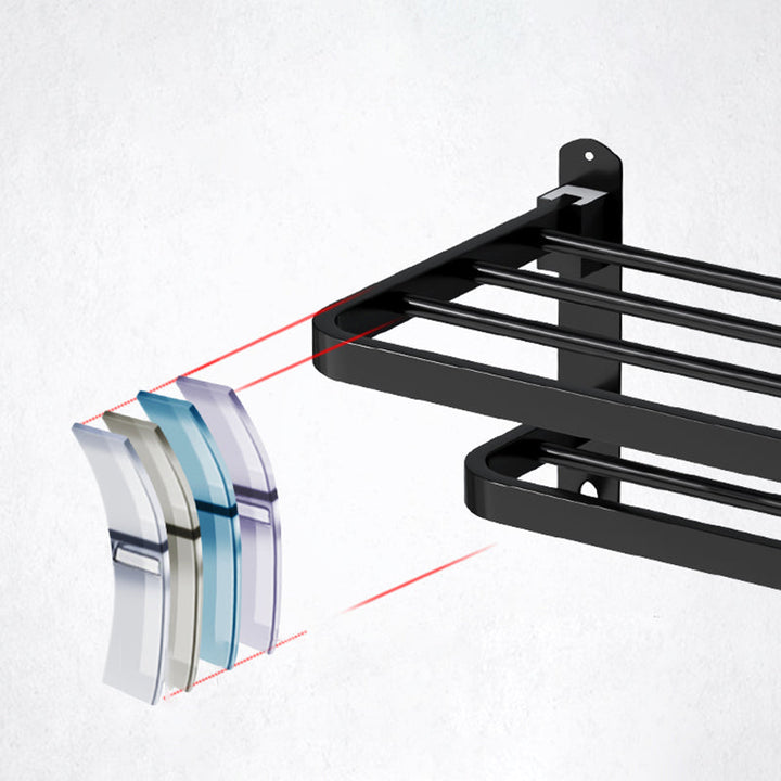 Kalsten | Black modern bathroom accessory set stainless steel bathroom fittings