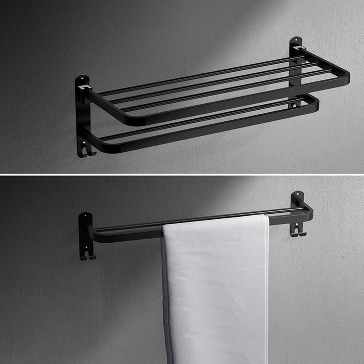 Kalsten | Black modern bathroom accessory set stainless steel bathroom fittings