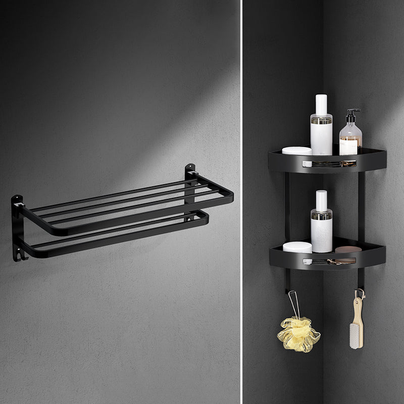 Kalsten | Black modern bathroom accessory set stainless steel bathroom fittings