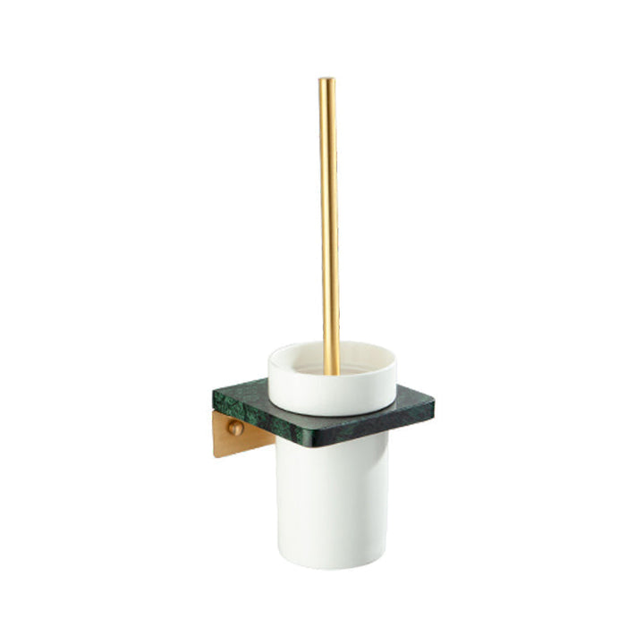 Kalsten | Golden Bath Hardware Set Brass & Marble Bathroom Accessories Set