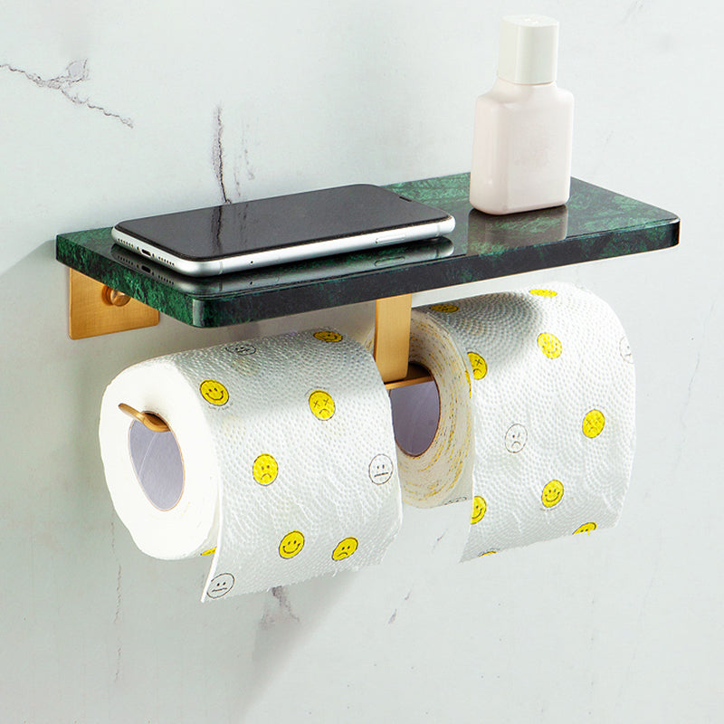 Kalsten | Golden Bath Hardware Set Brass & Marble Bathroom Accessories Set
