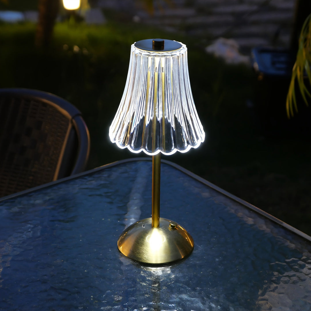 Crystaluxe Lamp - LED Crystal Table Lamp with Touch Function Kalsten