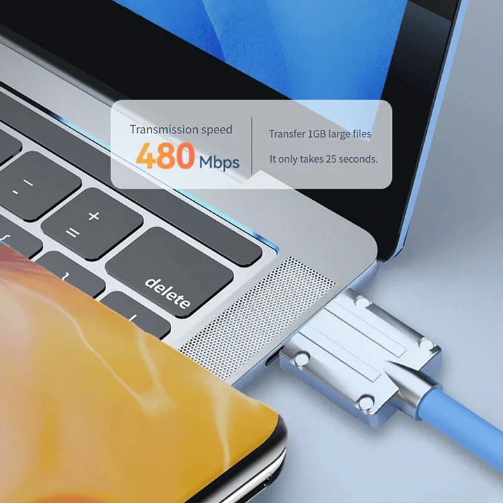180° rotatable quick charger cable | Kalsten