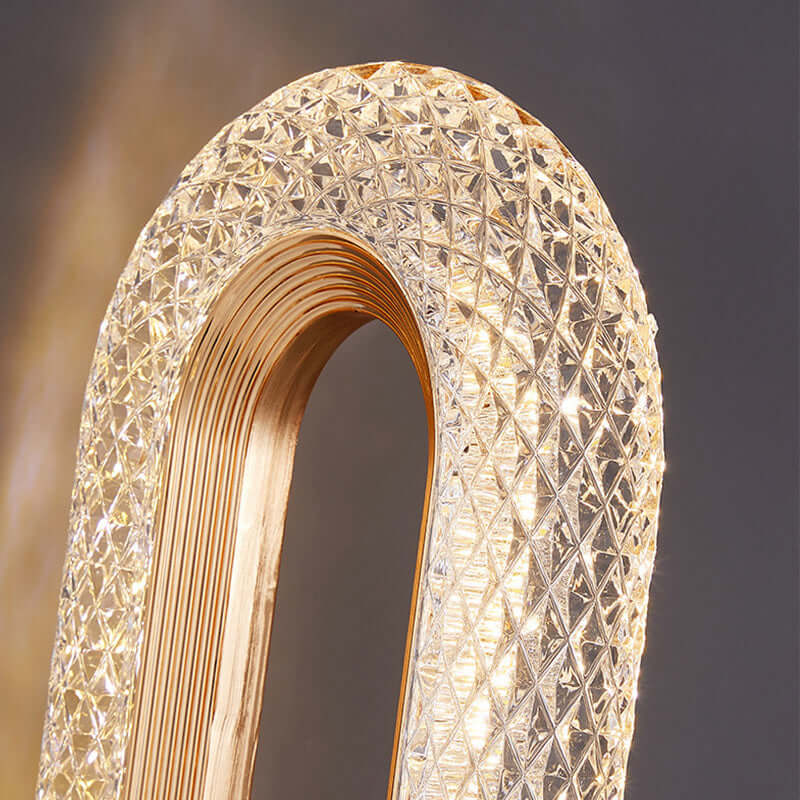 Acrylic Table Lamp With Led Crystal Light | Kalsten