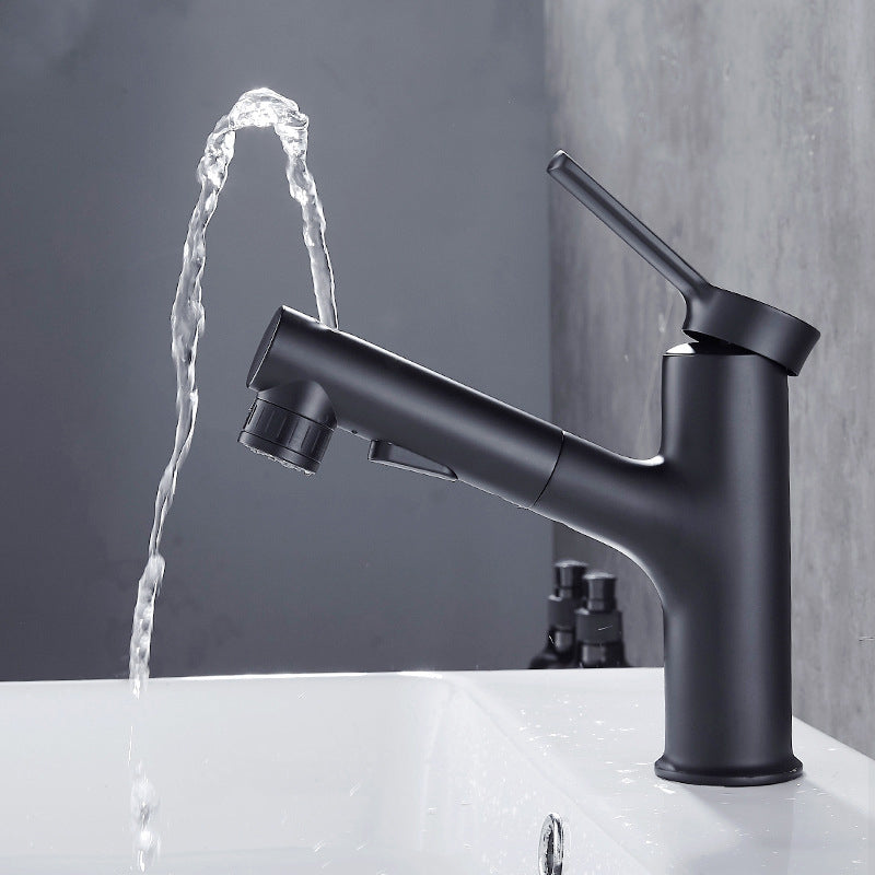 Kalsten | Contemporary sink faucet pull-out basin tap with lever handle