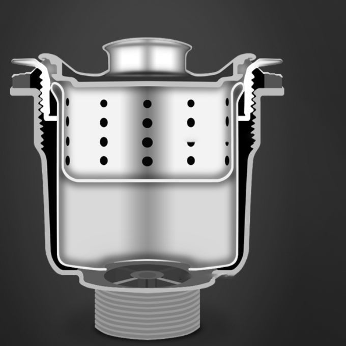 Stainless Steel Kitchen Sink with Strainer